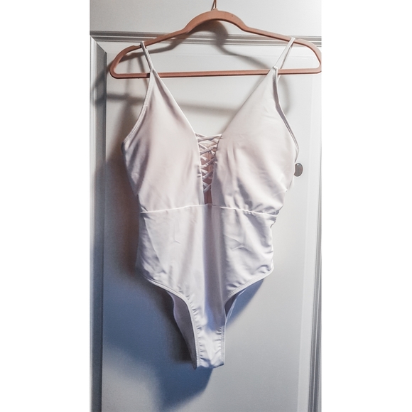 White Bathing Suit
